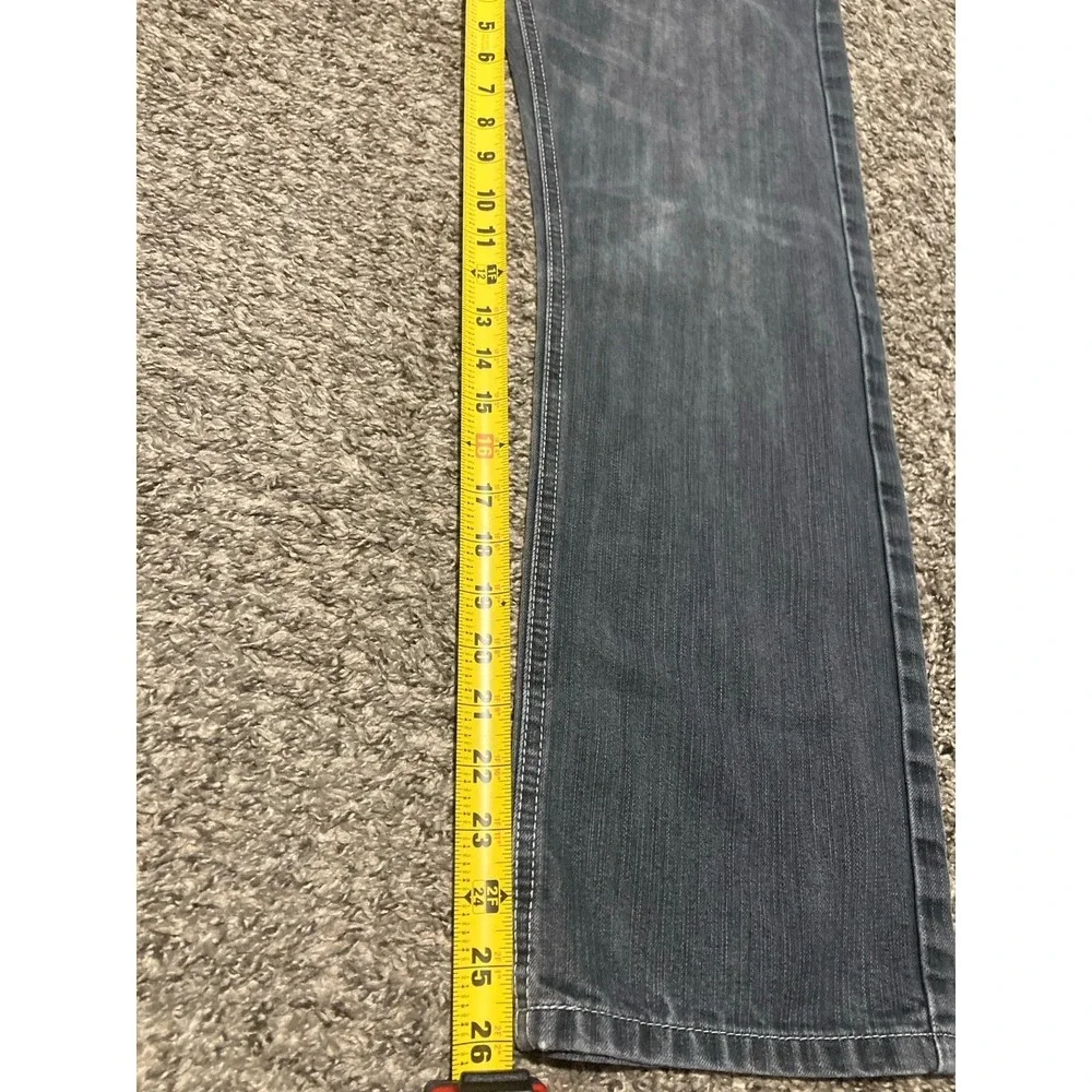 Buzz Cuts By Wax Jean Boys 28x26 Gray Bootcut Jeans Youth Size 16 Fade Wash